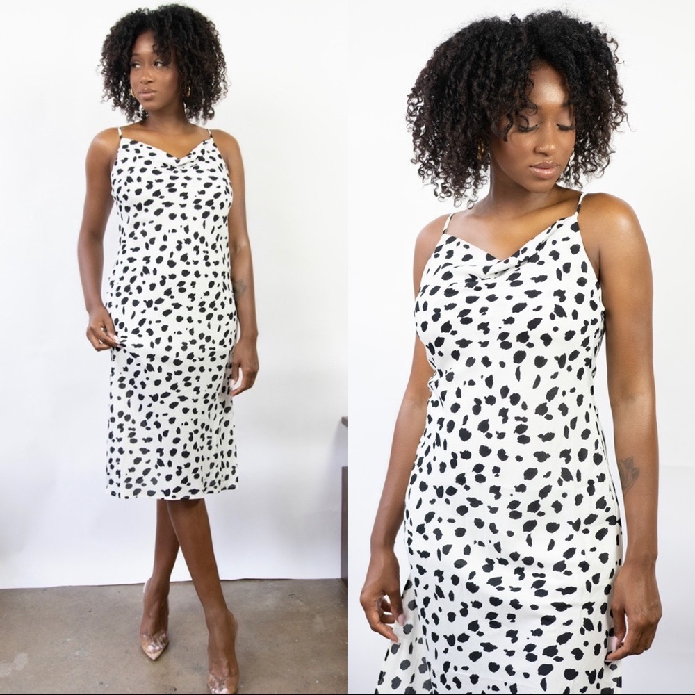 WHITE LEOPARD DRESS - SHEFAVOURS